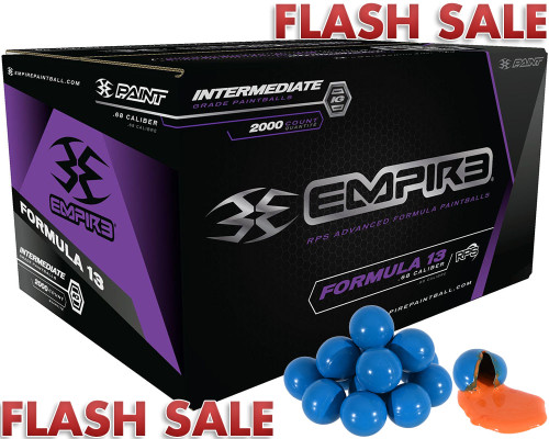 Empire Formula 13 100 Round Paintballs - Orange Fill ( .68 Caliber )