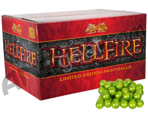 DXS Hellfire 500 Round Paintball Case - Yellow Fill ( .68 Caliber )