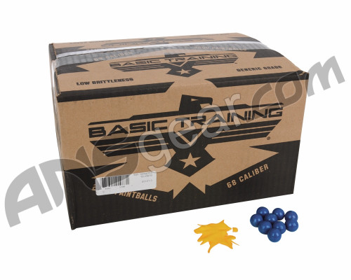 DXS Basic Training 2,000 Round Paintball Case - Orange Fill ( .68 Caliber )