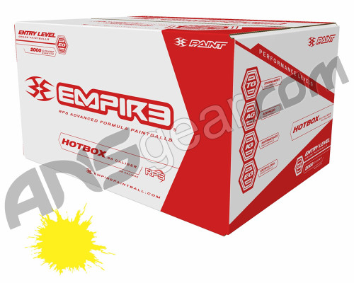 Empire Hotbox 100 Round Paintballs - Yellow Fill ( .68 Caliber )