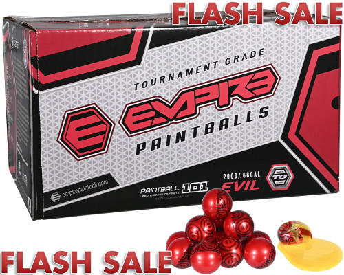 Empire Ultra Evil 2,000 Round Paintball Case - Yellow Fill ( .68 Caliber )