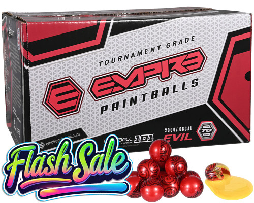 Empire Ultra Evil 2,000 Round Paintball Case - Yellow Fill ( .68 Caliber )