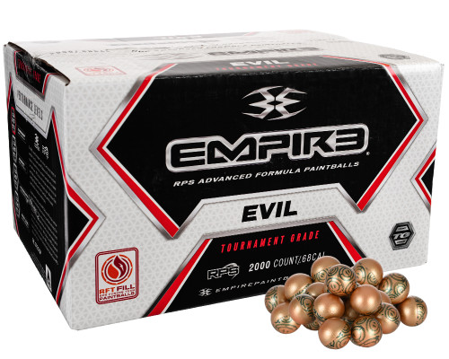 Empire Evil 2,000 Round Paintball Case - Metallic Yellow Shell w/ Pink Fill ( .68 Caliber ) (03619)