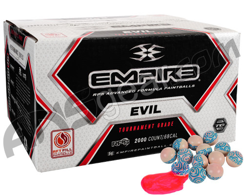 Empire Ultra Evil 1,000 Round Paintballs - Super Pink Fill ( .68 Caliber )