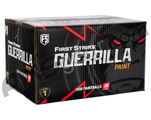 First Strike Guerrilla 500 Round Paintballs - Lime Fill ( .68 Caliber )