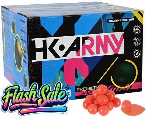 HK Army Premier 2,000 Round Paintball Case - Orange Fill ( .68 Caliber )