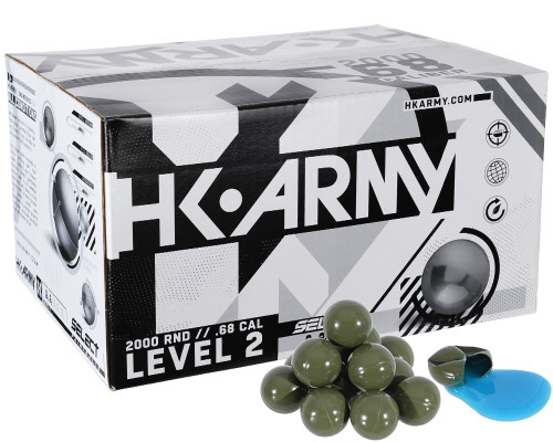 HK Army Select 1,000 Round Paintballs - Blue Fill ( .68 Caliber )