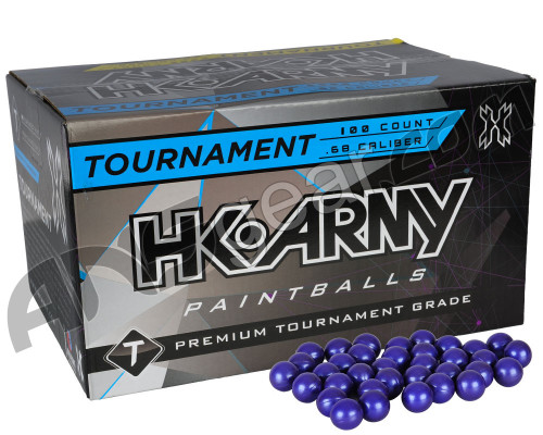 HK Army Tournament 100 Round Paintballs - Blue Fill ( .68 Caliber )