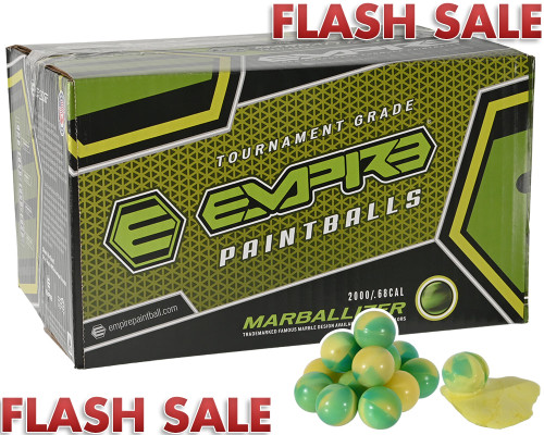 Empire Marballizer 2,000 Round Paintball Case - Neon Yellow Fill ( .68 Caliber )