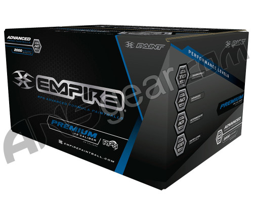 Empire Premium 2,000 Round Paintball Case - Blue/Silver - Blue Fill ( .68 Caliber )
