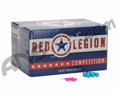 Red Legion 1,000 Round Paintballs - Pink Fill ( .68 Caliber )