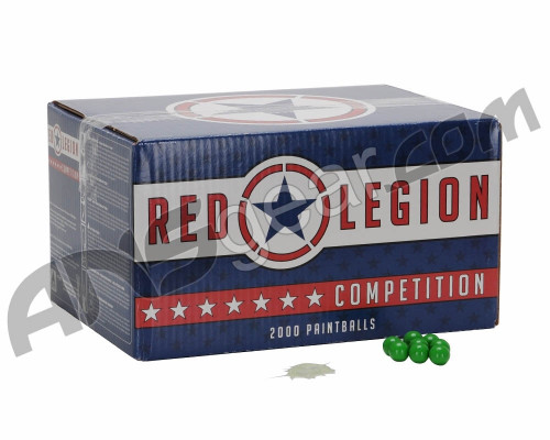 Red Legion 500 Round Paintballs - White Fill ( .68 Caliber )