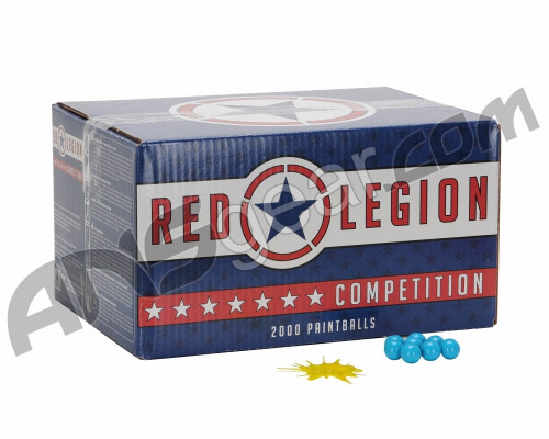Red Legion 500 Round Paintballs - Yellow Fill ( .68 Caliber )