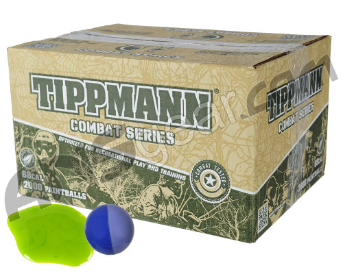 Tippmann Combat 100 Round Paintball Case - Green Fill ( .68 Caliber )