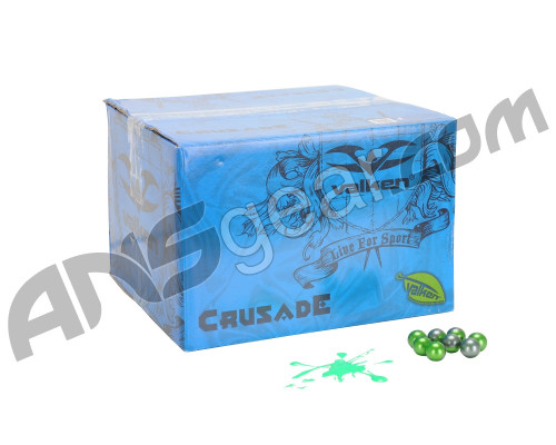 Valken Crusade 100 Round Paintballs - Green Fill ( .68 Caliber )