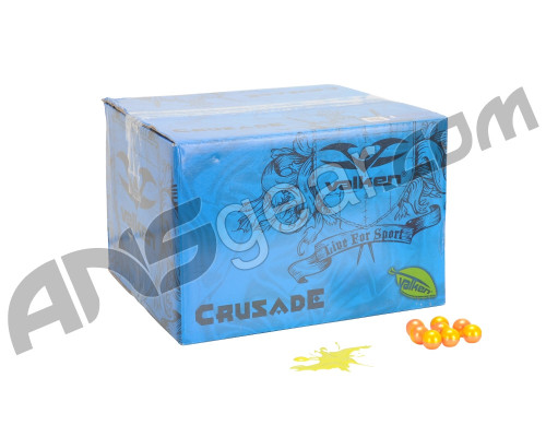 Valken Crusade 500 Round Paintballs - Yellow Fill ( .68 Caliber )