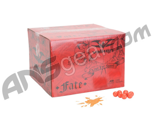 Valken Fate 2,000 Round Paintball Case - Orange Fill ( .68 Caliber )