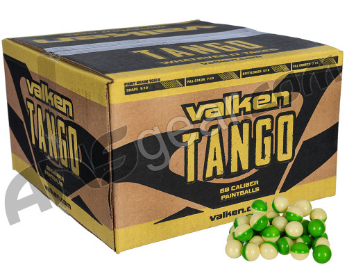 Valken Tango 100 Round Paintballs - White Fill ( .68 Caliber )