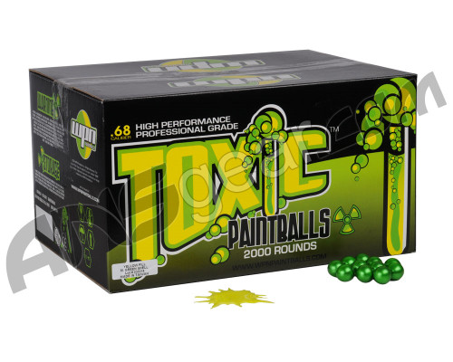 WPN Toxic 2,000 Round Paintball Case - Green Fill ( .68 Caliber )