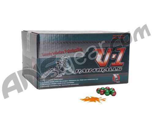 XO V-1 2,000 Round Paintball Case - Orange Fill ( .68 Caliber )