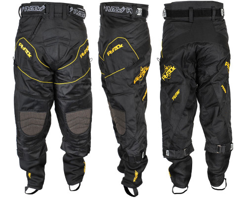 Pbrack Flow Tapered Paintball Pants - Black/Gold