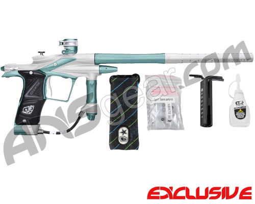 Planet Eclipse 2011 Ego Paintball Gun - Dynasty White/Aqua