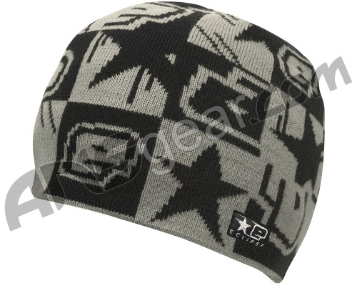 Planet Eclipse Squared Beanie - Black Grey