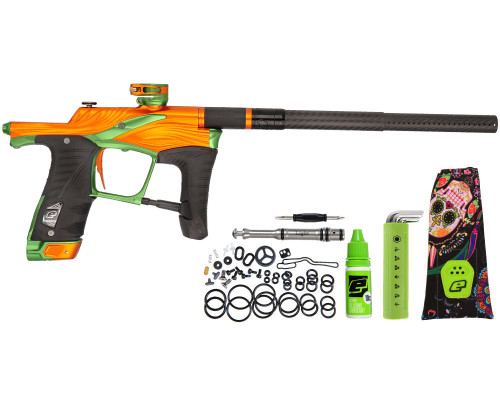 Planet Eclipse Ego LV1.6 Teahupo'o Paintball Gun - Orange/Green