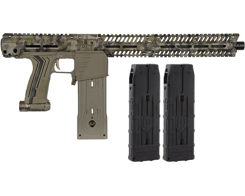 Planet Eclipse EMEK EMF100 (PAL Enabled) Mag Fed Paintball Gun - HDE Earth w/ 2 Additional (20 Round) Magazines