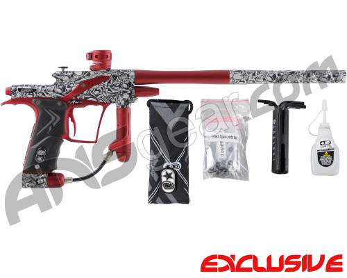 Planet Eclipse Etek 4 AM Paintball Gun - Titan White w/ Dark Lava