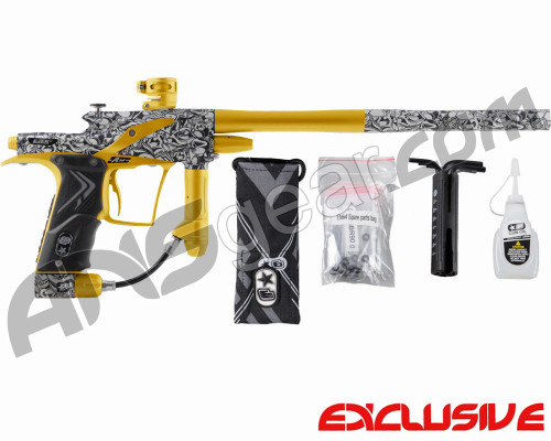 Planet Eclipse Etek 4 AM Paintball Gun - Titan White w/ Gold