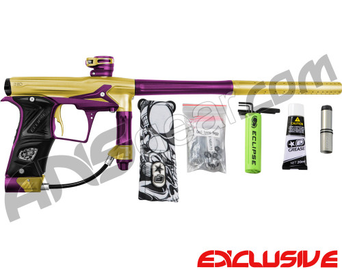 Planet Eclipse Geo 3 Paintball Gun - Gold/Purple
