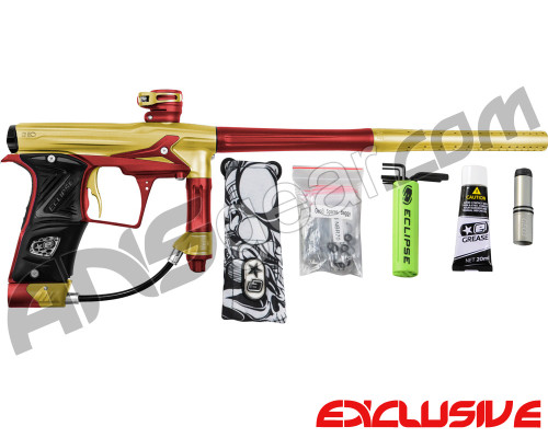 Planet Eclipse Geo 3 Paintball Gun - Gold/Red