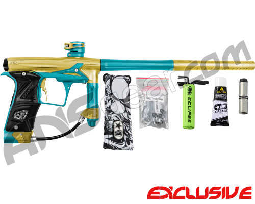 Planet Eclipse Geo 3 Paintball Gun - Gold/Teal