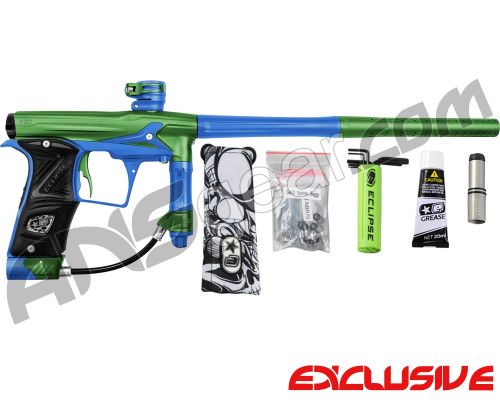 Planet Eclipse Geo 3 Paintball Gun - Green/Cobalt