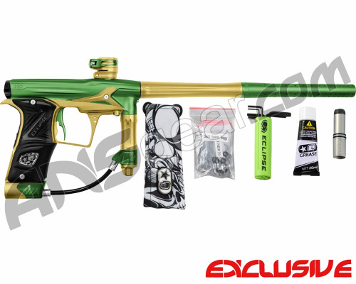 Planet Eclipse Geo 3 Paintball Gun - Green/Gold