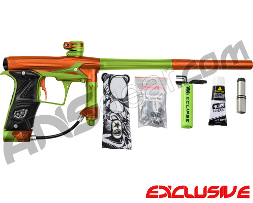 Planet Eclipse Geo 3 Paintball Gun - Orange/Lime