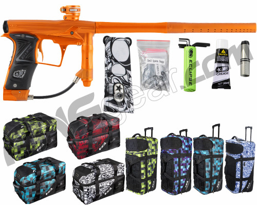 Planet Eclipse Geo 3 Paintball Gun w/ Gear Bag - Orange/Orange