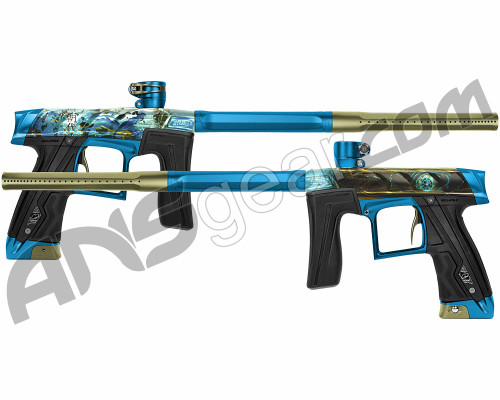 Planet Eclipse Geo CS1 Paintball Gun - Dynasty Ancient Tomb Sand/Electric Blue