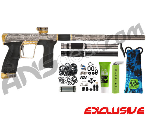 Planet Eclipse Geo CS2 PRO Paintball Gun w/ The Works Engraving - Sand Storm