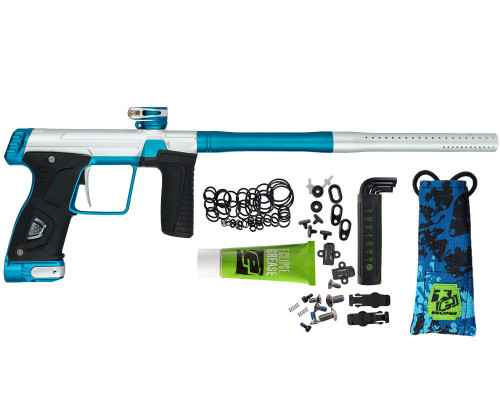 Planet Eclipse Gtek 170R Paintball Gun - Silver/Dust Cyan