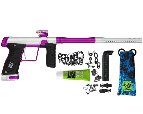 Planet Eclipse Gtek 170R Paintball Gun - Silver/Electric Purple