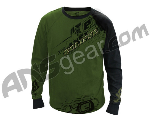 Planet Eclipse Men's 2011 Game Day Long Sleeve Practice Jersey - Olive