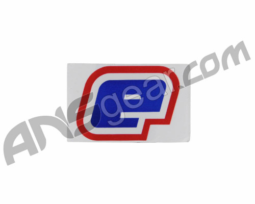 Planet Eclipse Retro Sticker - Blue/Red