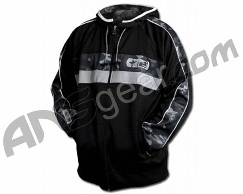 Planet Eclipse Men's Camo Hooded Sweatshirt - Black