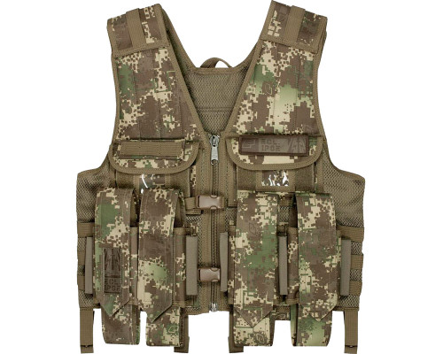 Planet Eclipse Tactical Load Paintball Vest - HDE Camo