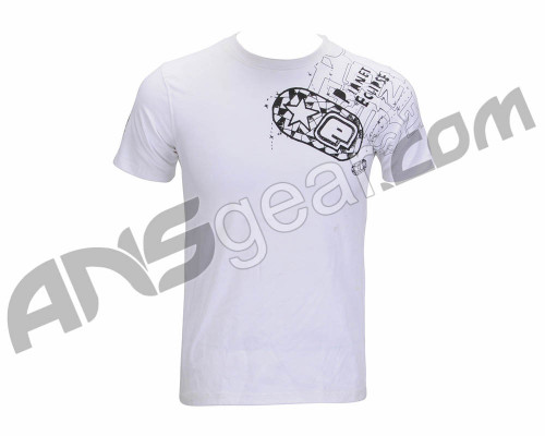 Planet Eclipse Men's Checker T-Shirt - White