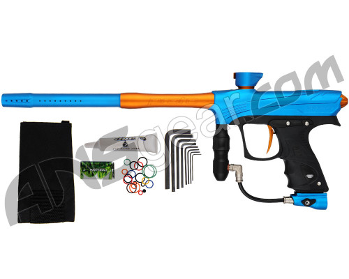 Proto Maxxed Rize Paintball Gun - Cyan/Orange