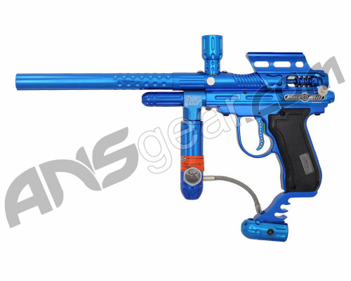 Psycho Ballistics Silver Bullet LCD Paintball Gun - Blue