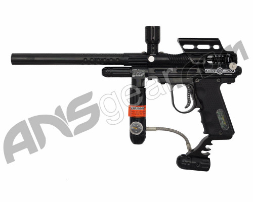 Psycho Ballistics Silver Bullet LED Paintball Gun - Black